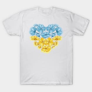 Floral heart T-Shirt